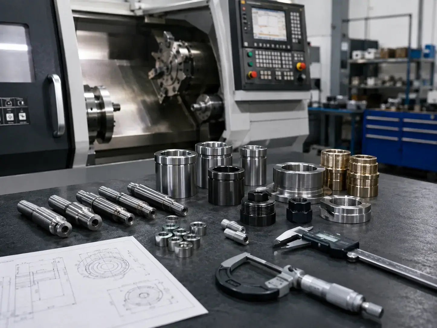 Custom CNC turning parts for low-volume industrial production