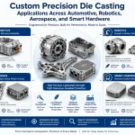 Custom precision die casting applications across automotive robotics aerospace and smart hardware