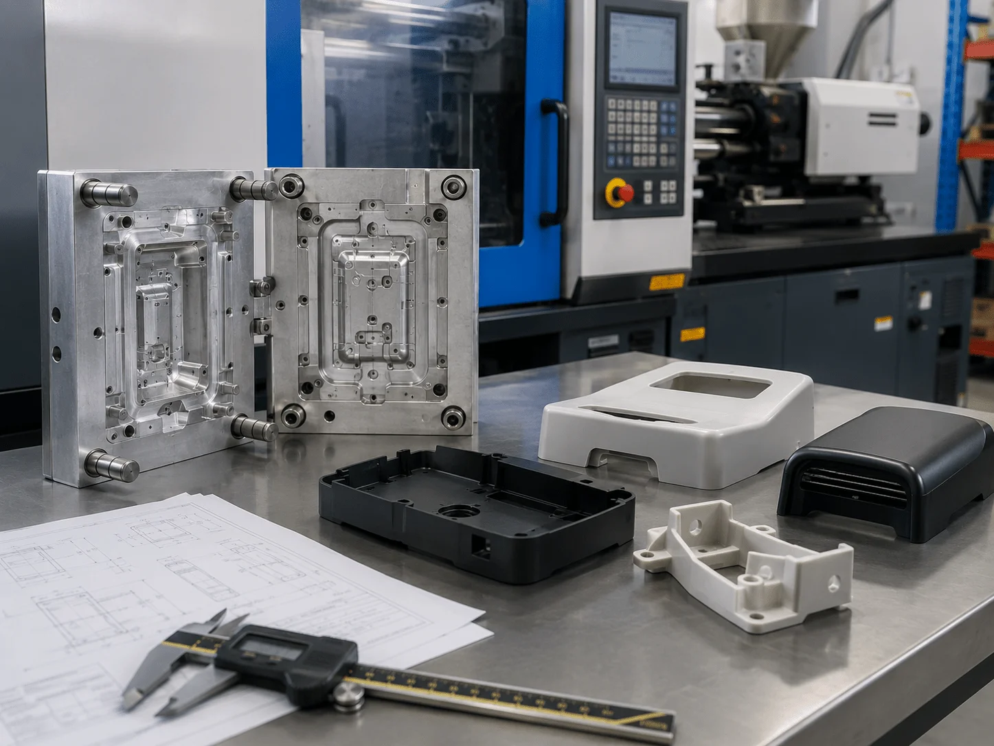Injection molding process using rapid tooling for functional plastic prototypes