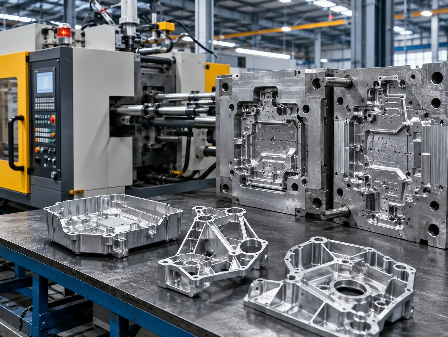 Pressure die casting process for high-strength thin-wall aluminum components