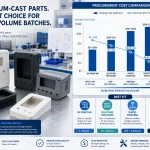 Silicone molding for low-volume plastic parts and bridge-production cost control