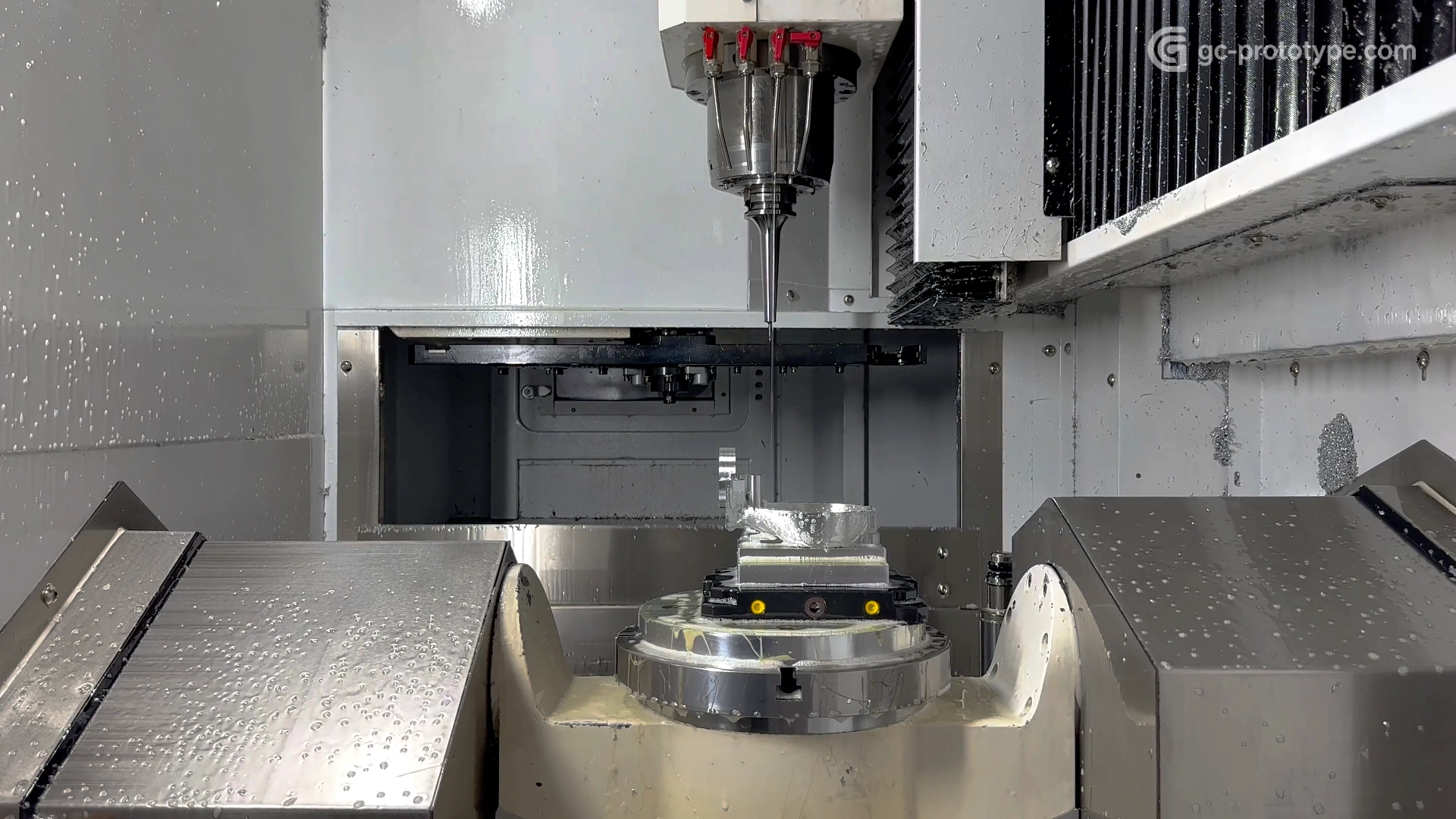 CNC machining process