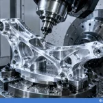 5 axis CNC machining for aerospace components with complex surfaces and fewer machining setups