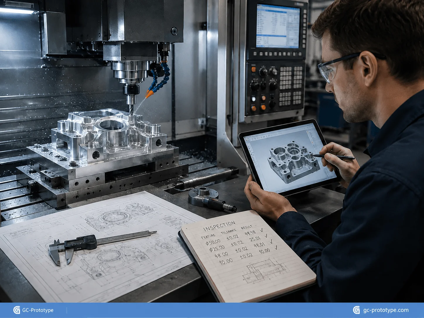 CNC machining for high-strength precision prototype and low-volume parts
