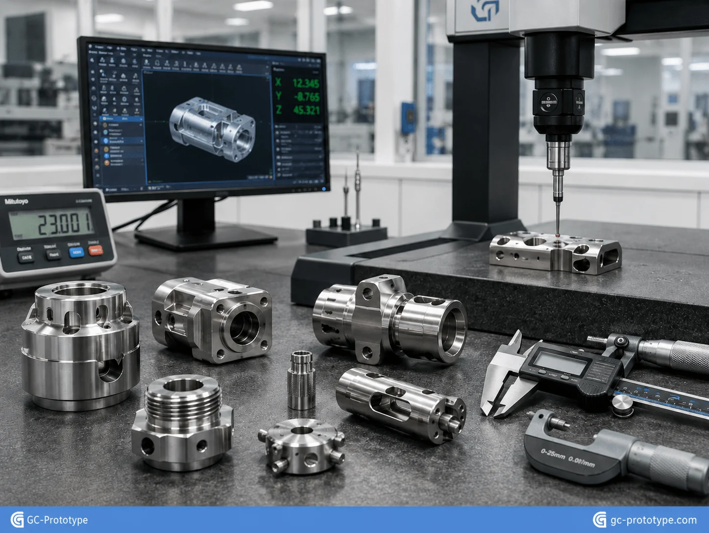 CNC machining tolerances for medical devices with precision titanium and stainless steel inspection