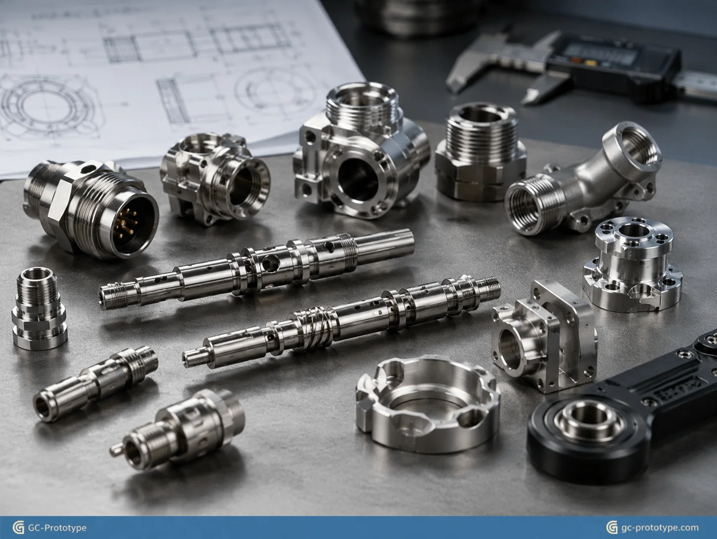 Custom CNC turning parts for automotive sensors, medical devices, aerospace, and robotics applications