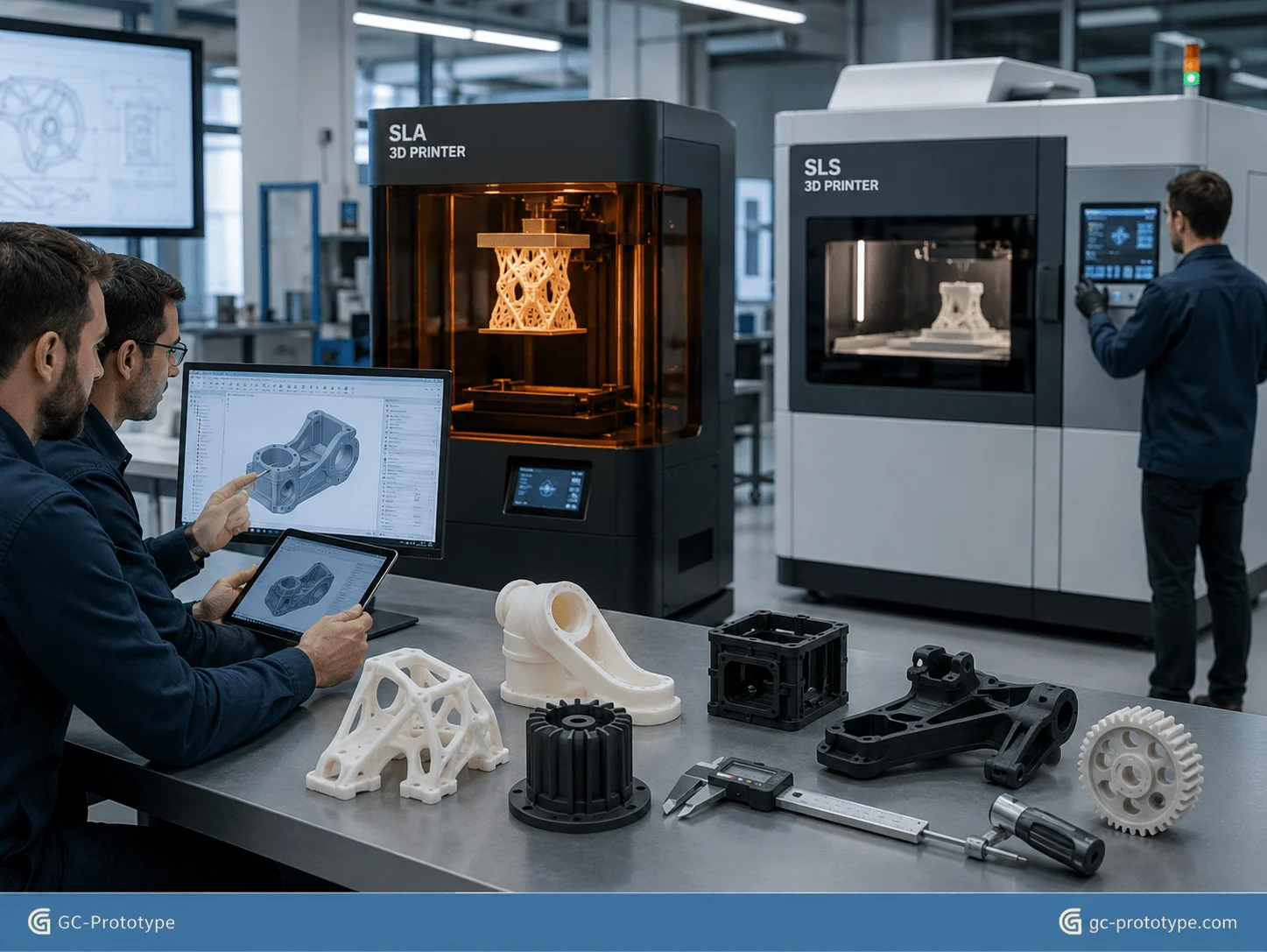 Industrial 3D printing workflow for rapid prototyping and low-volume functional part manufacturing