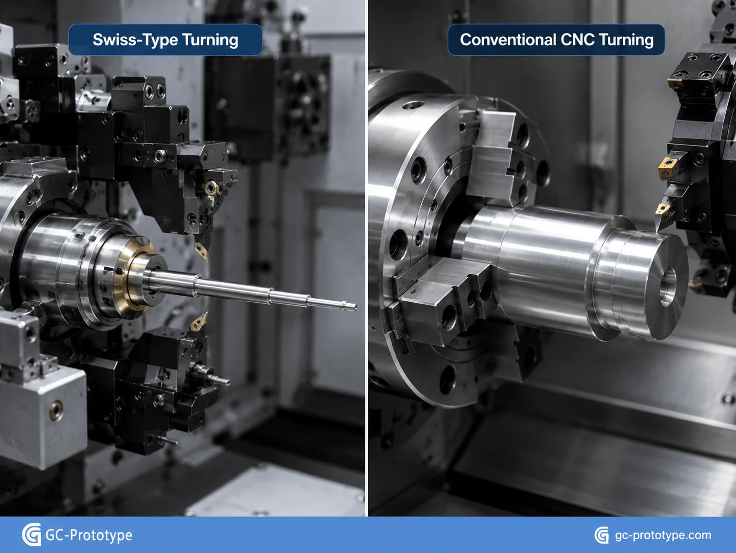 Swiss turning vs conventional CNC turning cost and process selection