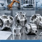 CNC machined robotic joint prototypes for industrial automation, medical robots, and collaborative robot systems