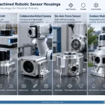 Precision aluminum sensor housings for robotics, LiDAR, machine vision, and force-torque sensor applications