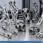 Titanium and aluminum machining for humanoid robots with lightweight bionic structural components