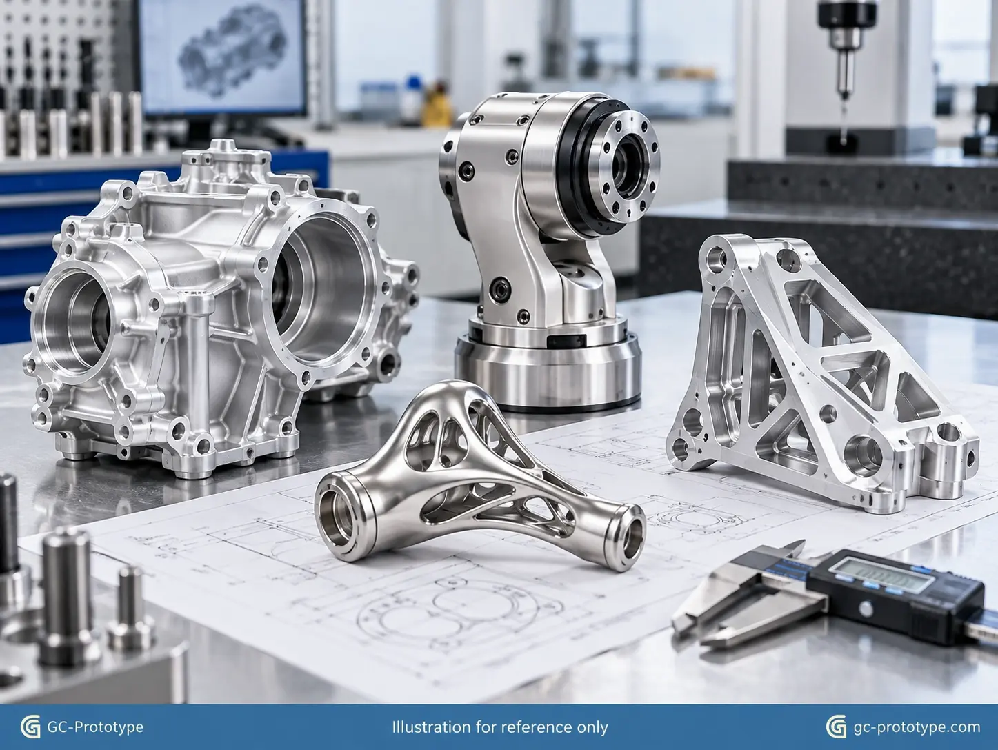 Metal prototype parts applications in automotive, robotics, medical devices, and aerospace manufacturing