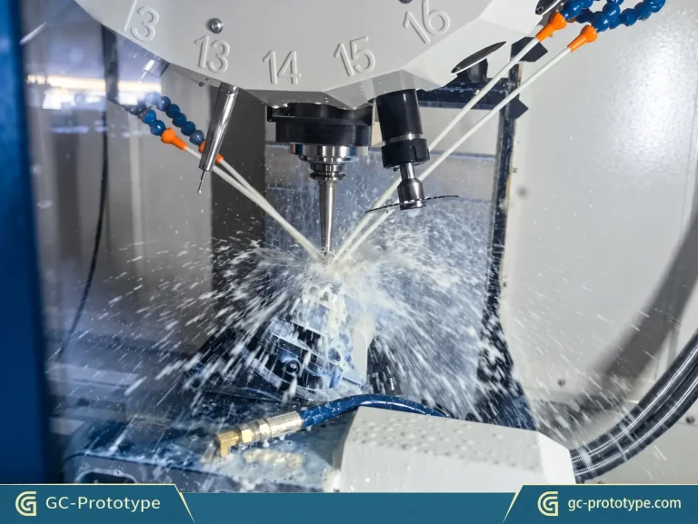 Metal prototype parts manufactured using precision CNC machining.