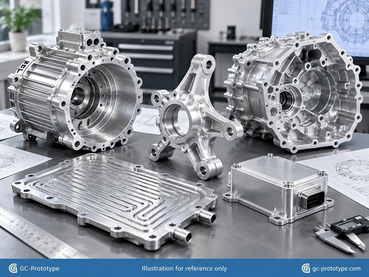 Precision CNC machining applications for automotive and electric vehicle prototype components