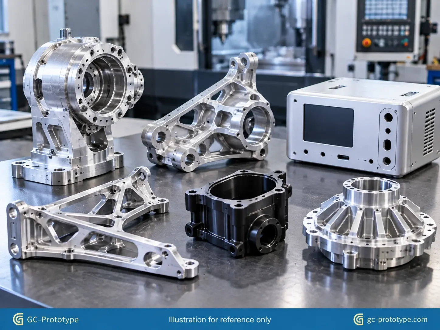 Precision CNC prototype machining applications for robotics medical devices automotive and aerospace industries